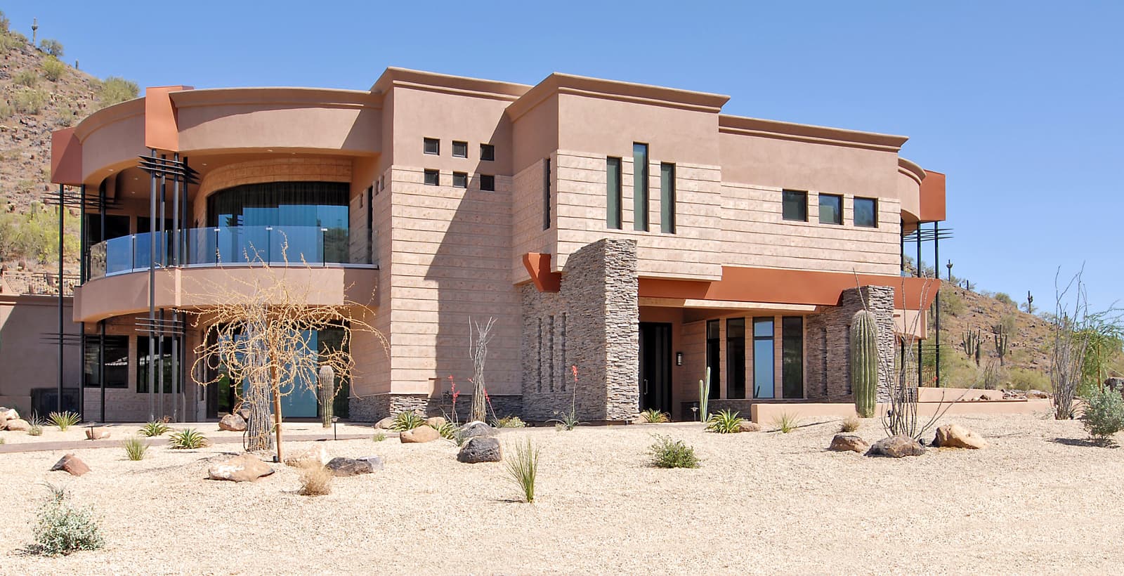 Two Story Contemporary at Arrowhead Manor Estates Tsontakis Architecture